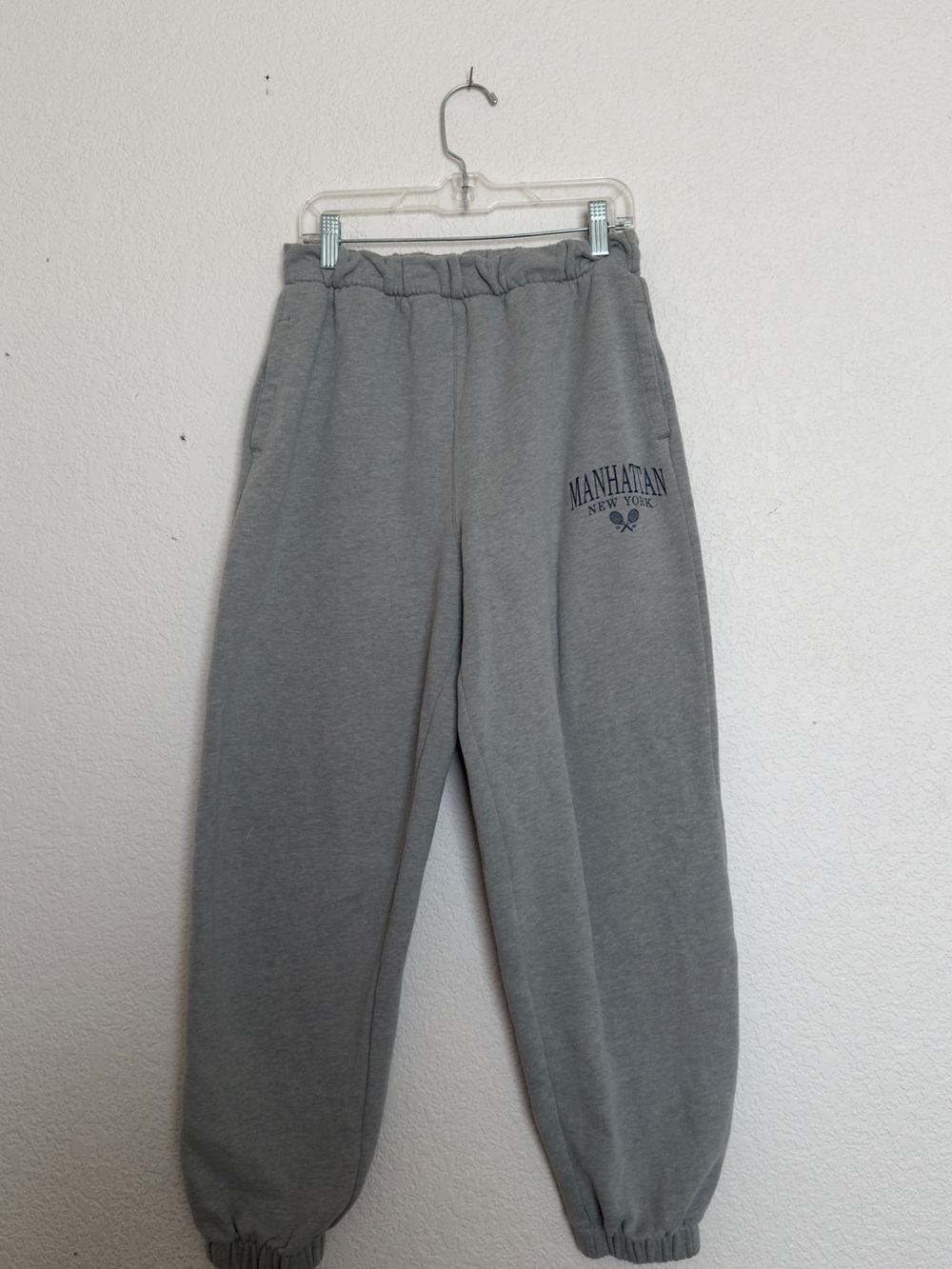 Hollister Gray Manhattan Logo Sweat Joggers